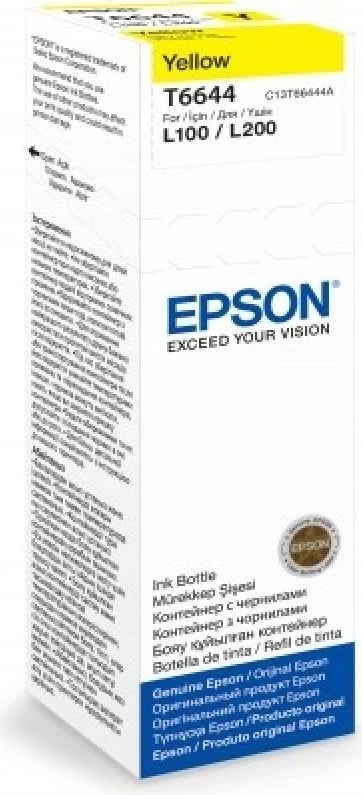 Bojë printeri, Epson, T6644 664, 66–75 ml, e verdhë