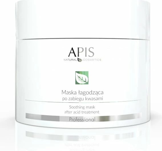 Maskë qetësuese për femra APIS Soothing Mask pas trajtimit me acid, 200ml