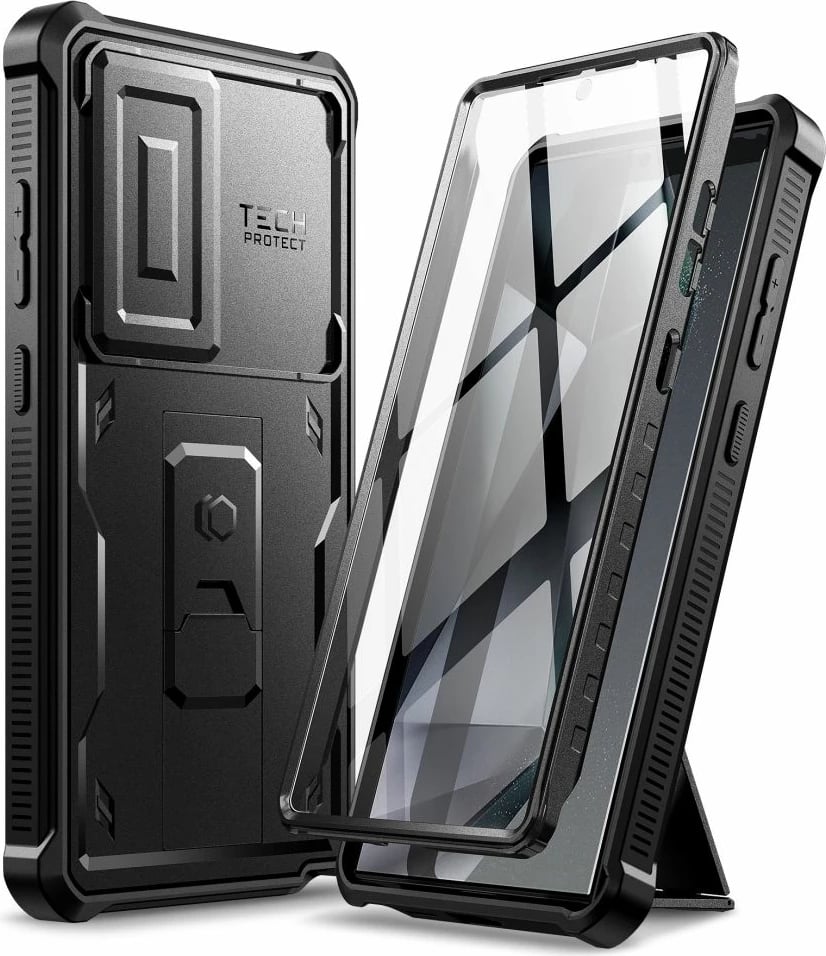 Mbështjellës Tech-Protect Kevlar Cam+ për Samsung Galaxy S24 Ultra, i zi