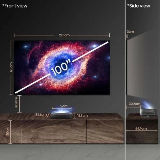 Televizor Laser Hisense 100L9HD, 100", Ultra HD/4K, Smart TV, Dolby Vision, i zi