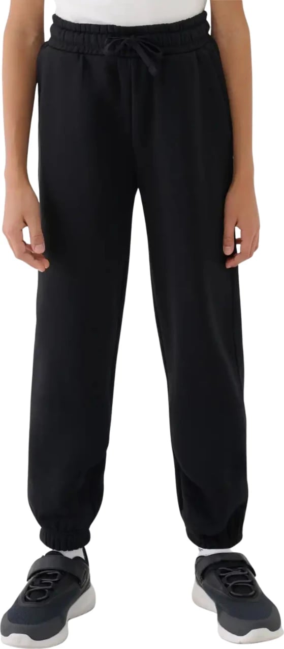 Pantallona sportive për vajza 4F, të zeza