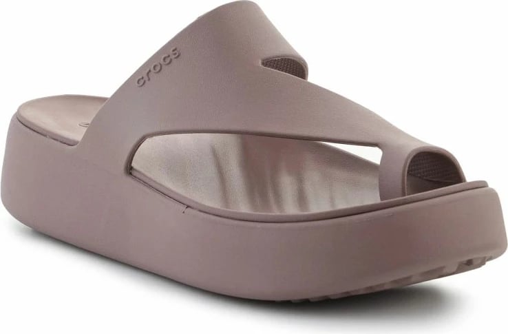 Sandale platformë Crocs për femra, kafe