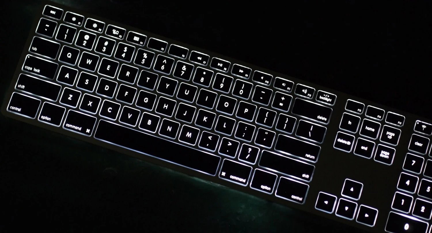 Tastierë Matias podświetlana Mac Silver, Bluetooth, e argjendtë