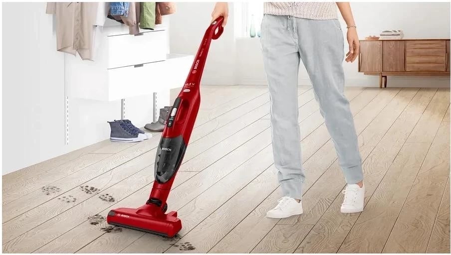 Fshesë elektrike Bosch Readyy'y Serie 2 BBHF214, pa kabllo, 0.4L, e kuqe