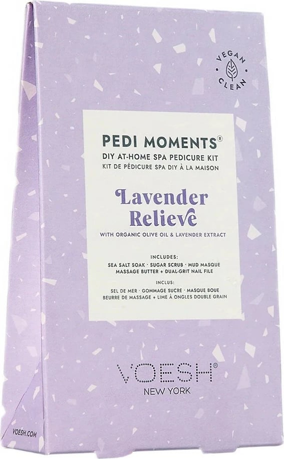 Set për pedikyr për femra VOESH Pedi Moments Lavender Relieve