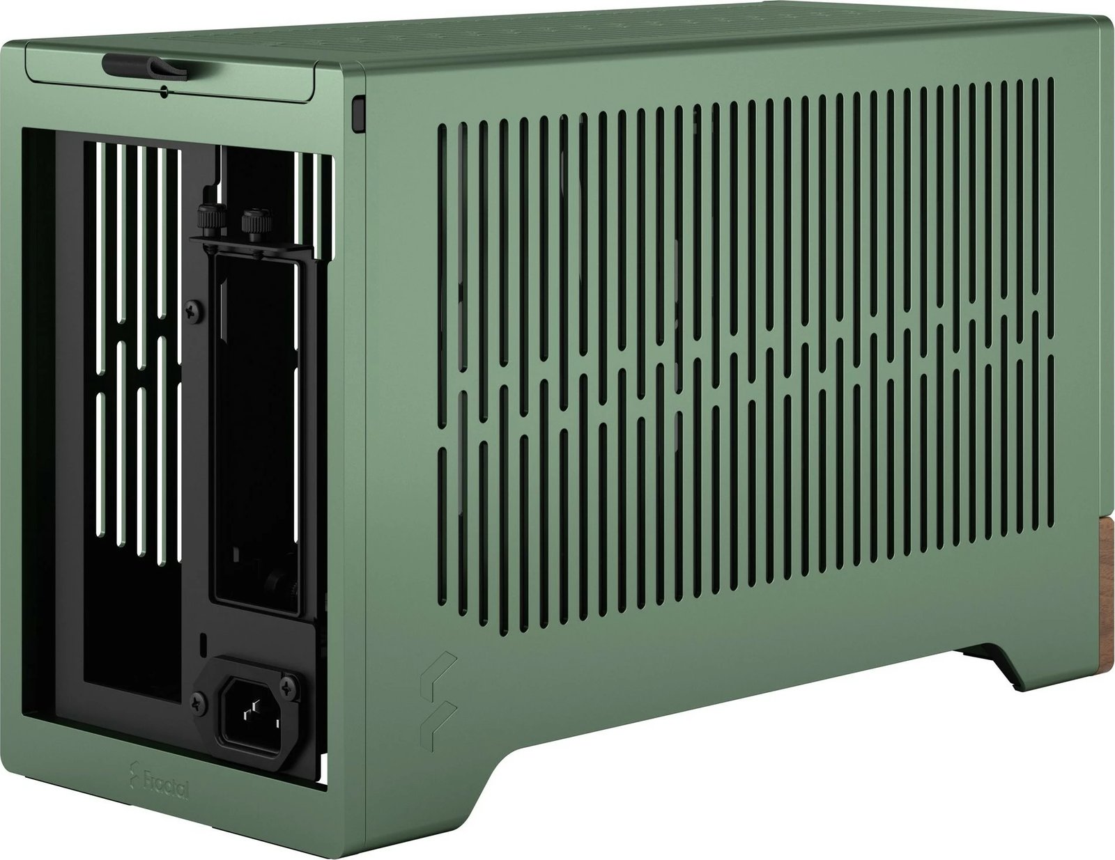 Kasë Fractal Design Terra Mini-ITX, alumini, arrë, jeshile Kasë Fractal Design Terra Mini-ITX, alumini, arrë, jeshile