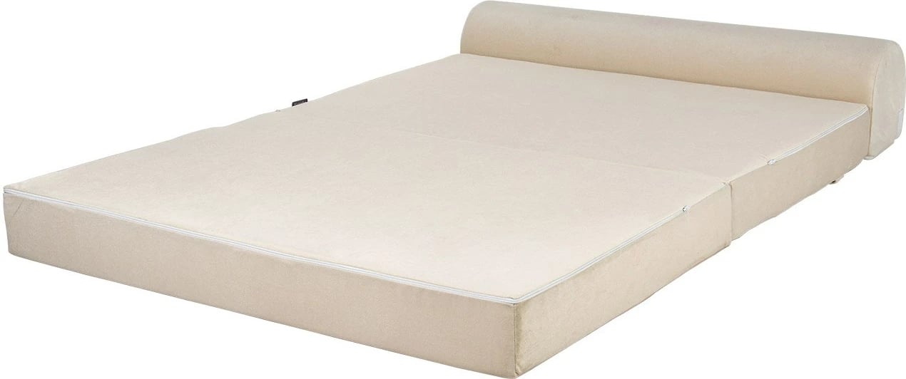 Divan-krevat dy ulëse, kadife bezhë, Atelier del Sofa, Magic