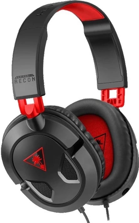 Kufje Turtle Beach Recon 50, të zeza me të kuqe për PC