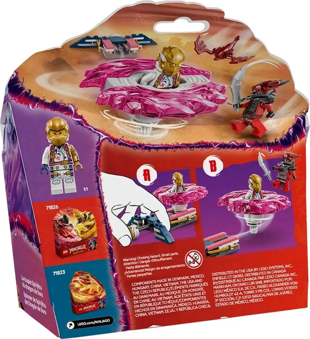 Set LEGO NINJAGO 71824 Sora's Dragon Spinjitzu Spinner