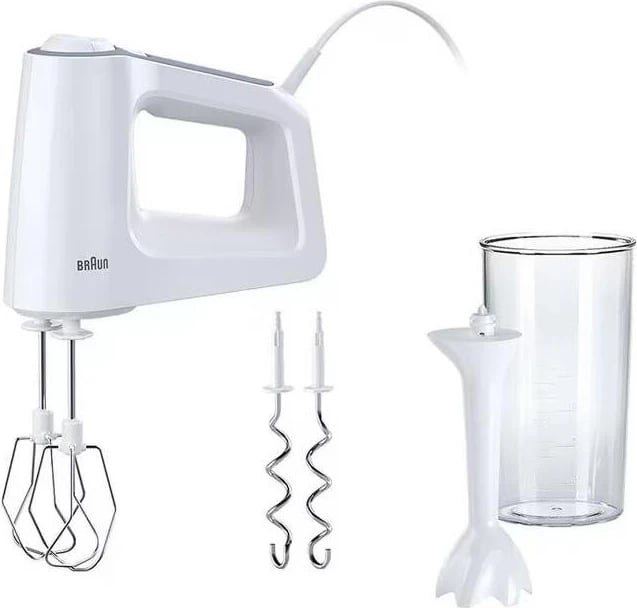 Mikseri dorës Braun MultiMix 3 HM 3105WH, i bardhë