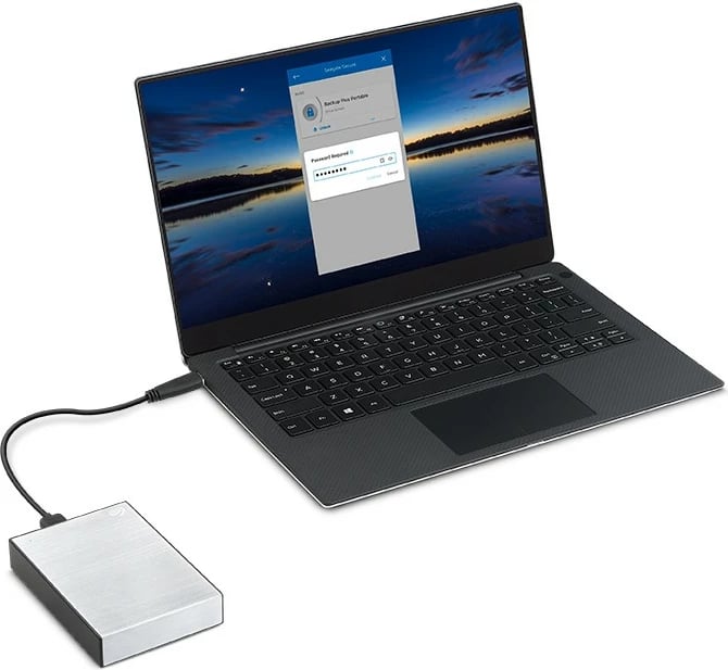 Hard disk i jashtëm Seagate One Touch 1TB, Silver