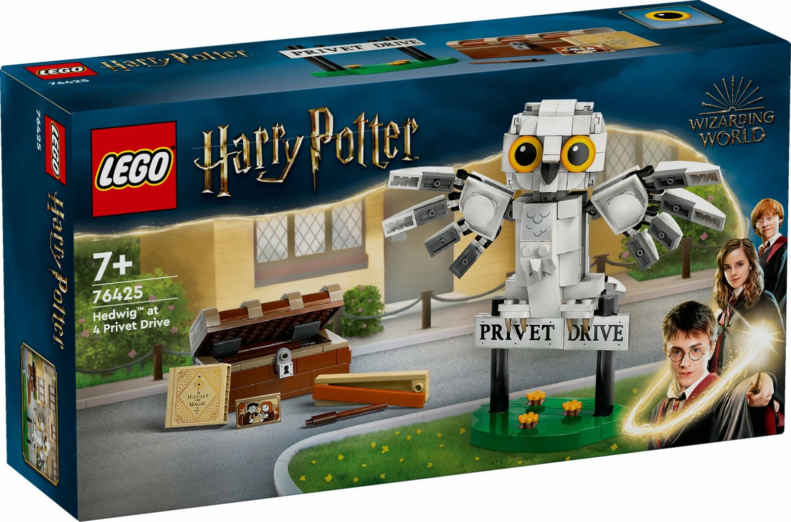 Set ndërtimi LEGO Harry Potter Hedwig 76425, 337 pjesë, multikolor