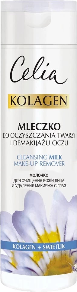 Qumësht pastrues për fytyrë dhe sy për femra Celia, 200ml
