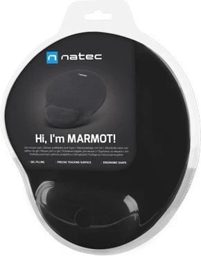 Mbështjellës për kyçin Natec Marmot, i zi