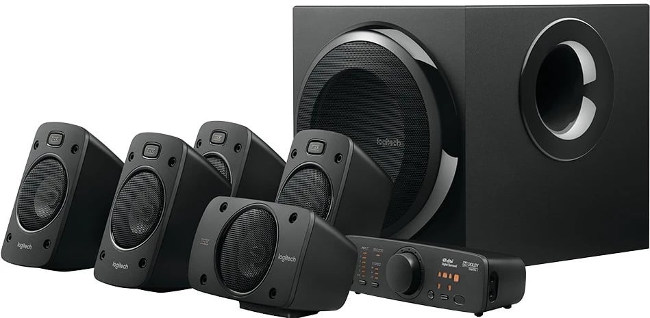 Logitech Surround Sound Speakers Z906 500 W Black 5.1 channels Logitech Surround Sound Speakers Z906 500 W Black 5.1 channels