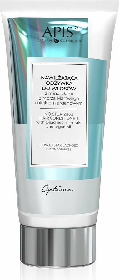 Kondicioner për flokë për femra APIS Optima Moisturizing me minerale të Detit të Vdekur dhe vaj argani, 200ml