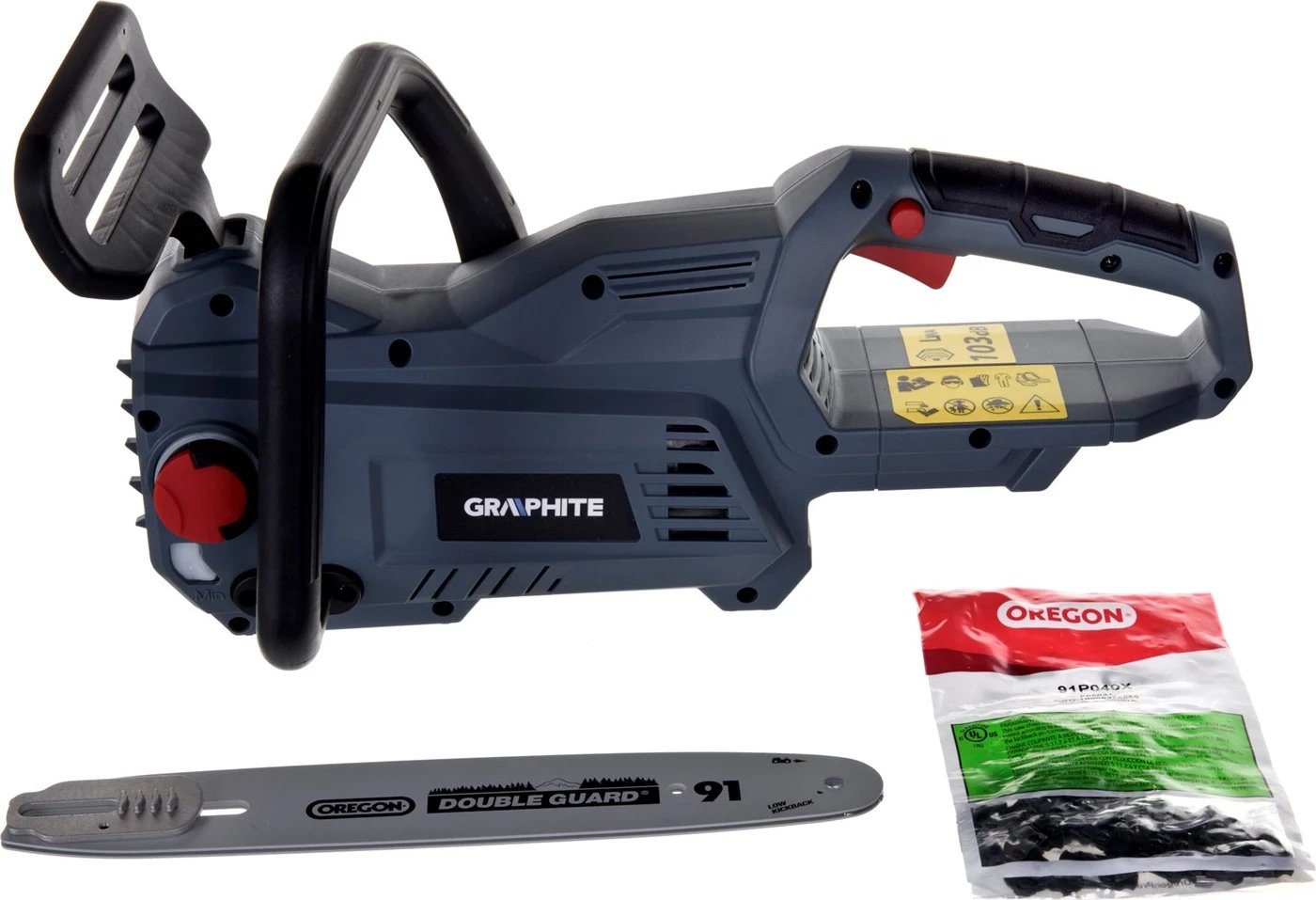 Sharrë me bateri 250 mm Graphite ENERGY+ 18 V, e zezë