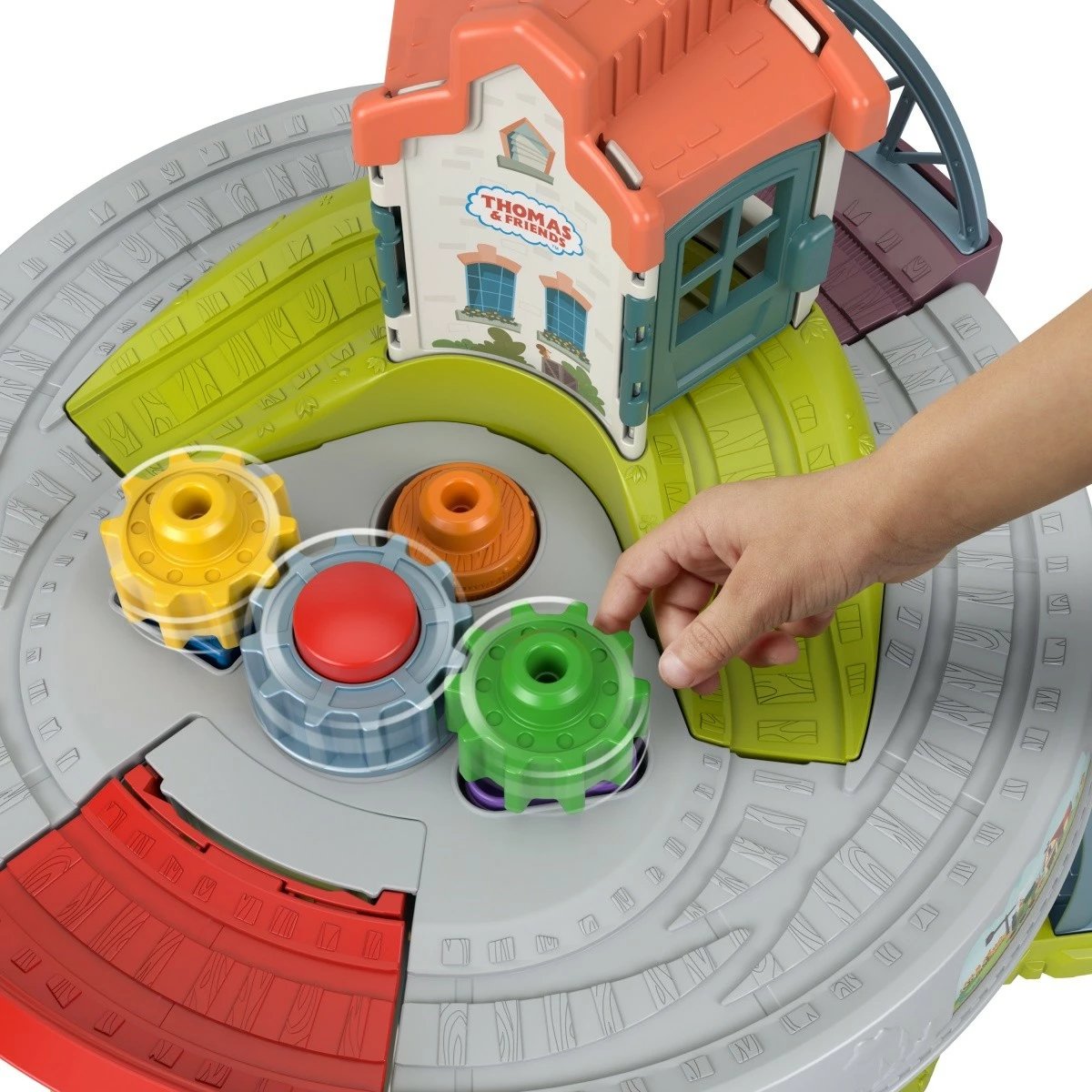 Tavolinë loje me tren Thomas & Friends Fisher Price HXP49, shumëngjyrëshe, për fëmijë