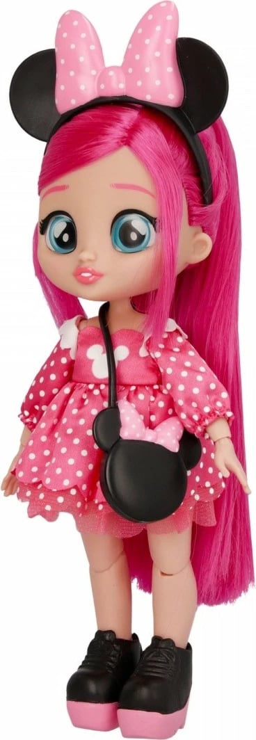 Kukull Cry Babies BFF Disney Minnie, Tm Toys, IMC921429, plastikë, rozë