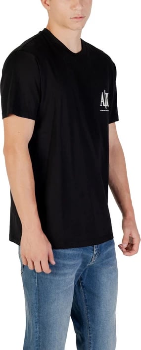 Maicë Armani Exchange për meshkuj, e zezë