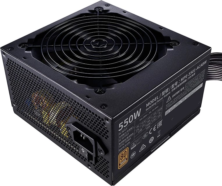 Kasë furnizimi Cooler Master MWE BRONZE V2 550W, 230V, e zezë