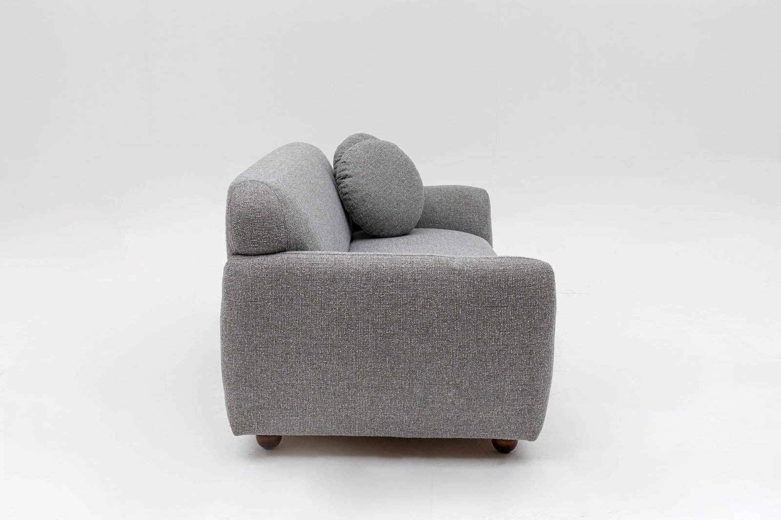 Divan treshe, ngjyrë gri e çelët, Atelier del Sofa, Eddy