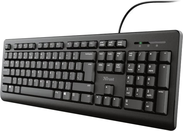 Tastierë Trust Primo, USB, QWERTY US English, e Zezë
