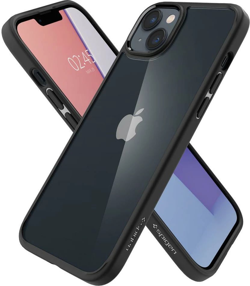 Mbështjellës Spigen Ultra Hybrid për iPhone 14, Matte Black