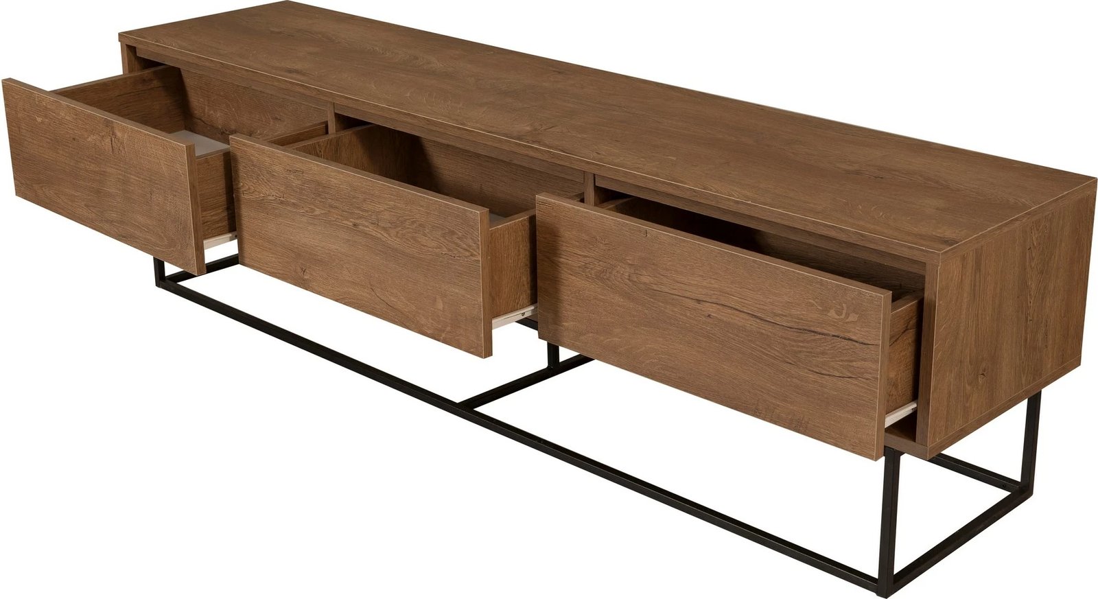 Set mobiljesh për dhomë dite, Skye Decor, Laxus Takım 21, ngjyrë arrë dhe e zezë Set mobiljesh për dhomë dite, Skye Decor, Laxus Takım 21, ngjyrë arrë dhe e zezë