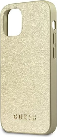 Mbështjellës Guess Iridescent për iPhone 12 mini, Gold