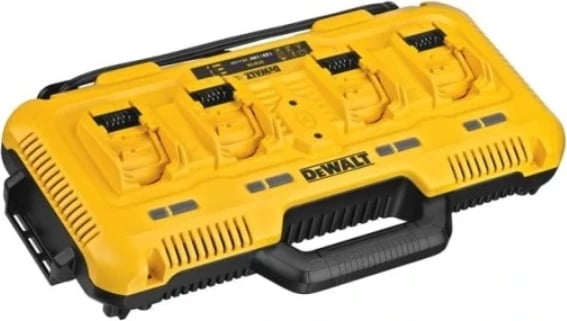 Ngarkues DeWalt DCB104 me 4 Porta XR 8A, ngjyrë e verdhë Ngarkues DeWalt DCB104 me 4 Porta XR 8A, ngjyrë e verdhë