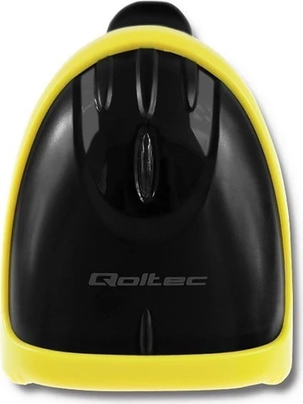 Skaner për barkode Qoltec 50860, 1D, USB, i zi