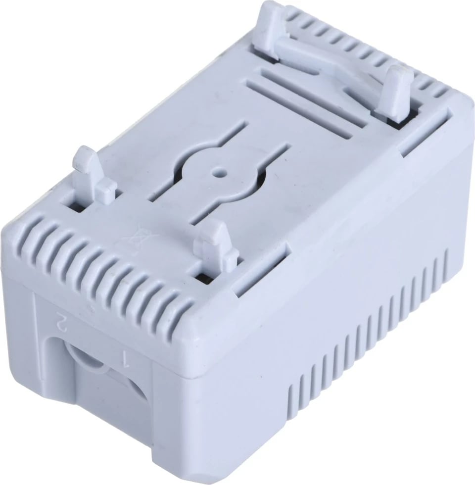 Termostat ALANTEC KTS, kontroll rrotullues, plastikë, gri