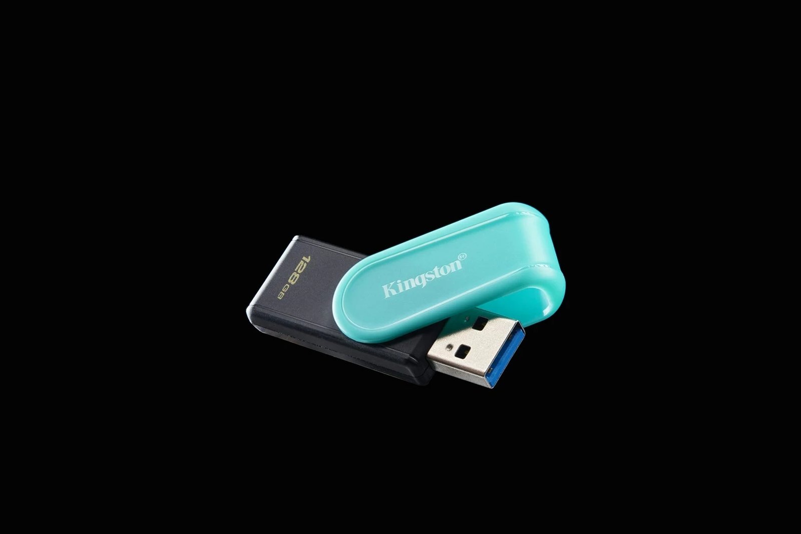 USB flash Kingston DataTraveler Exodia S 128GB, USB 3.2, zi/turkuaz