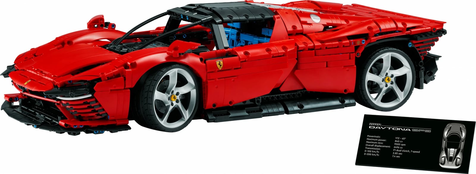 Set ndërtimi LEGO Technic Ferrari Daytona SP3, 3778 pjesë, plastikë, 6.99 kg Set ndërtimi LEGO Technic Ferrari Daytona SP3, 3778 pjesë, plastikë, 6.99 kg