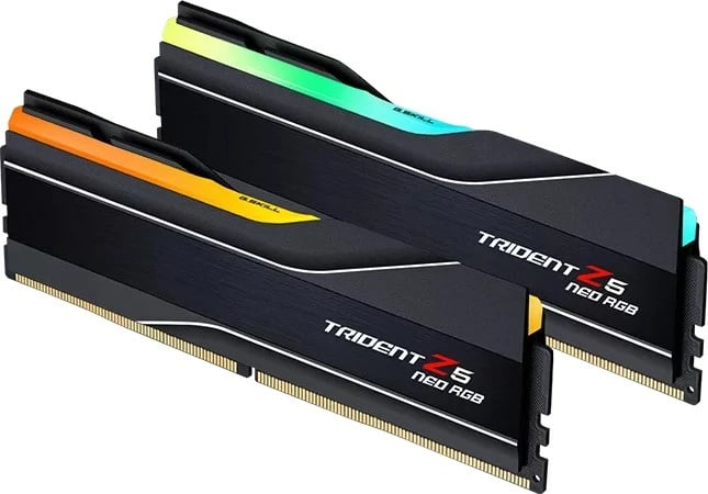 RAM Memorje G.SKILL Trident Z5 Neo RGB, 128 GB (2x64 GB), DDR5, 6000 MT/s, Multikolor