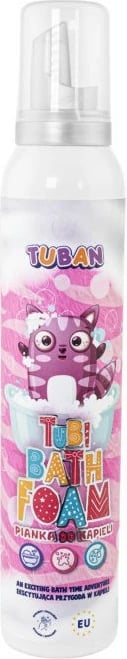 Shkumë banje TUBAN Pink Foam Pink Rozi, 200 ml, Rozë