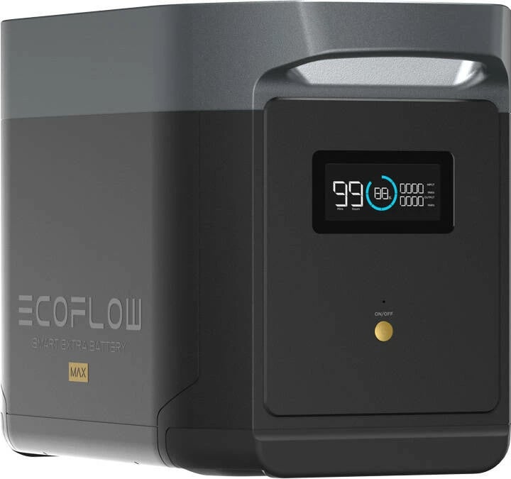 Bateri shtesë EcoFlow DELTA 2 Max Smart Extra Battery, 2048 Wh, Gri