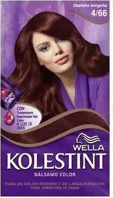 Balsam ngjyrues për flokë Wella Kolestint 4/66 unisex kafe borgonje