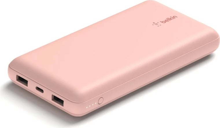 Powerbank Belkin BPB012btRG, 20000 mAh, 15 W, ngjyrë rozë e artë