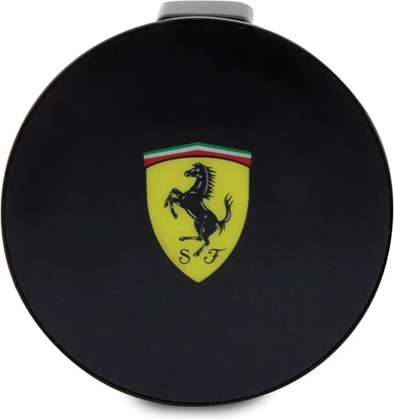 Mbajtës magnetik për celular Ferrari FECHMMAK, për grilë, MagSafe, i zi