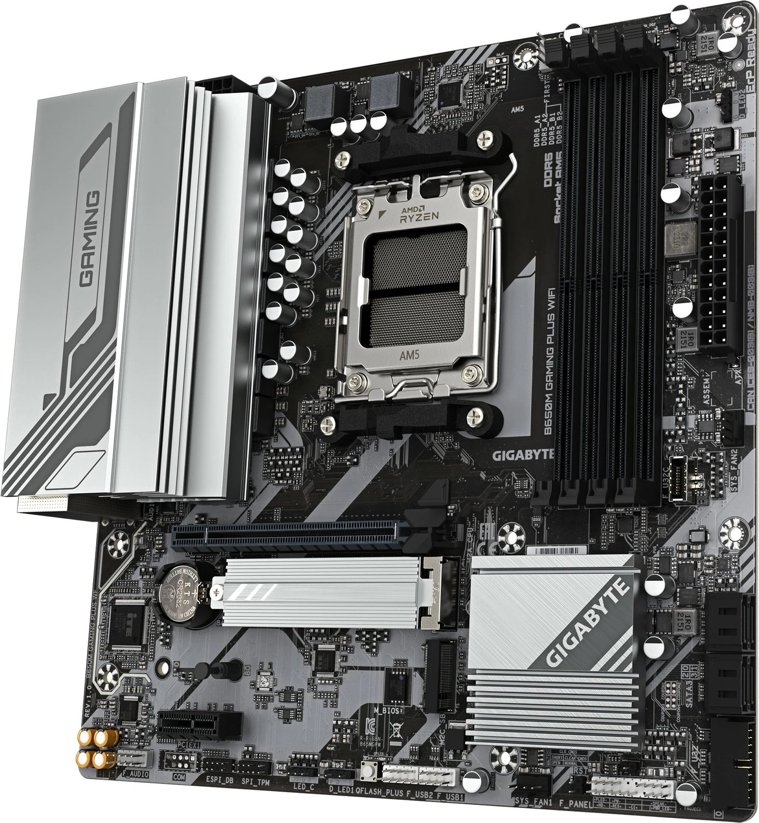 Pllakë amë Gigabyte B650M Gaming Plus WF, AM5, mATX, DDR5, WiFi