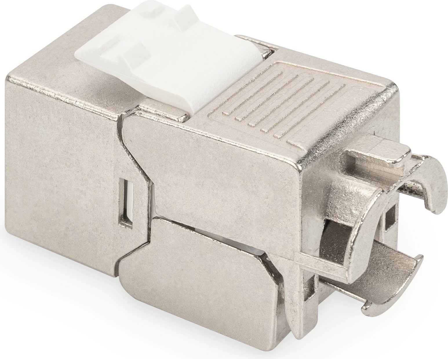Keystone Jack Digitus Cat6a RJ45, i mbrojtur, metalik