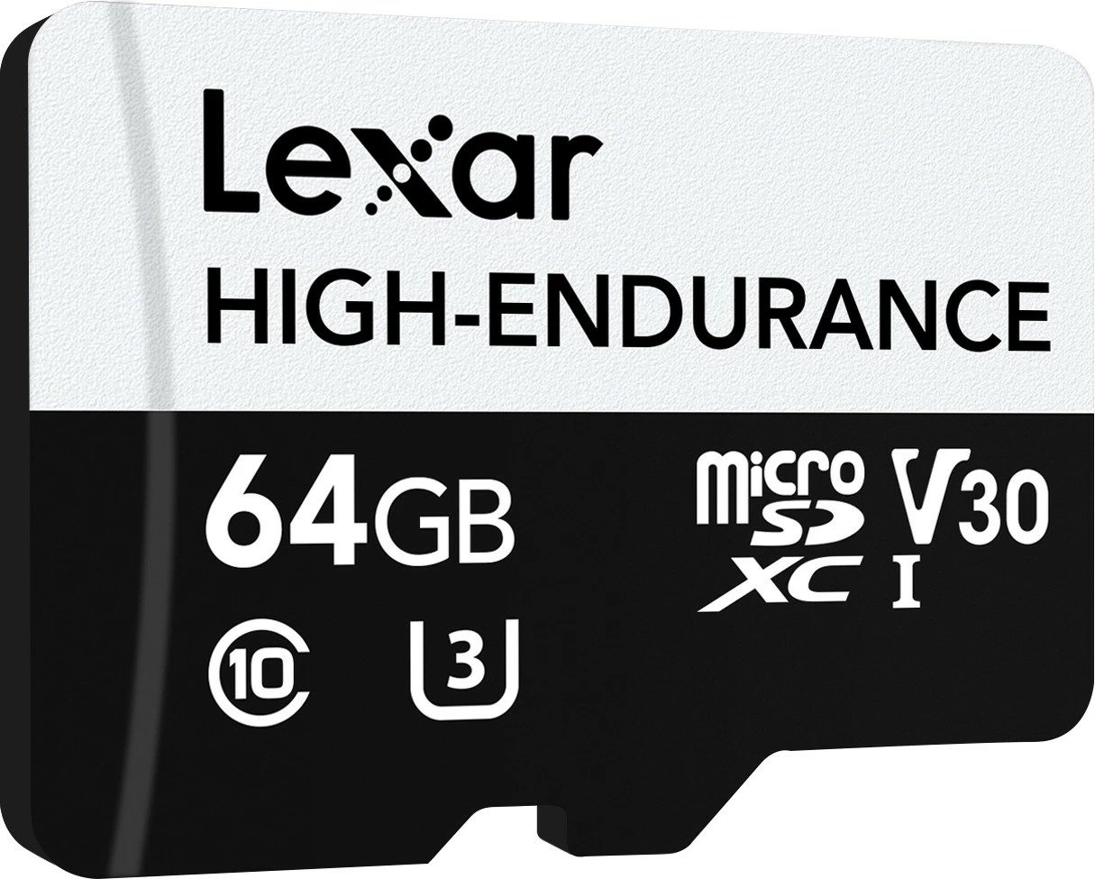 Kartelë memorie microSD Lexar High Endurance 64GB, SDXC, UHS-I, V30