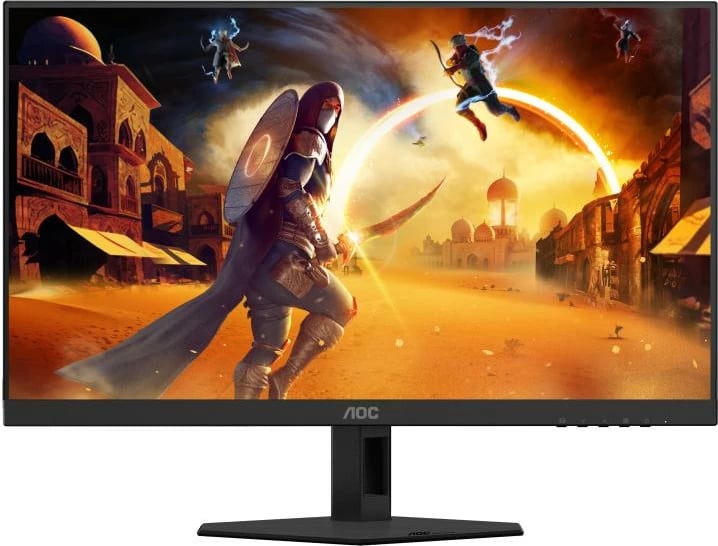 Monitor gaming, AOC, 24G4HRE, 24" FHD 200Hz Fast IPS 1ms GtG HDR10 G-Sync, e zezë/e kuqe