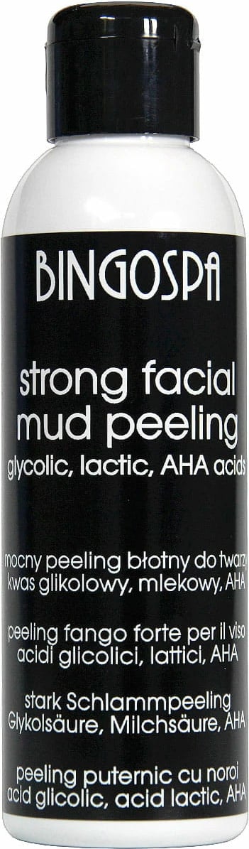 Peeling për fytyrë për femra BingoSpa Strong Mud Facial Peel 100g