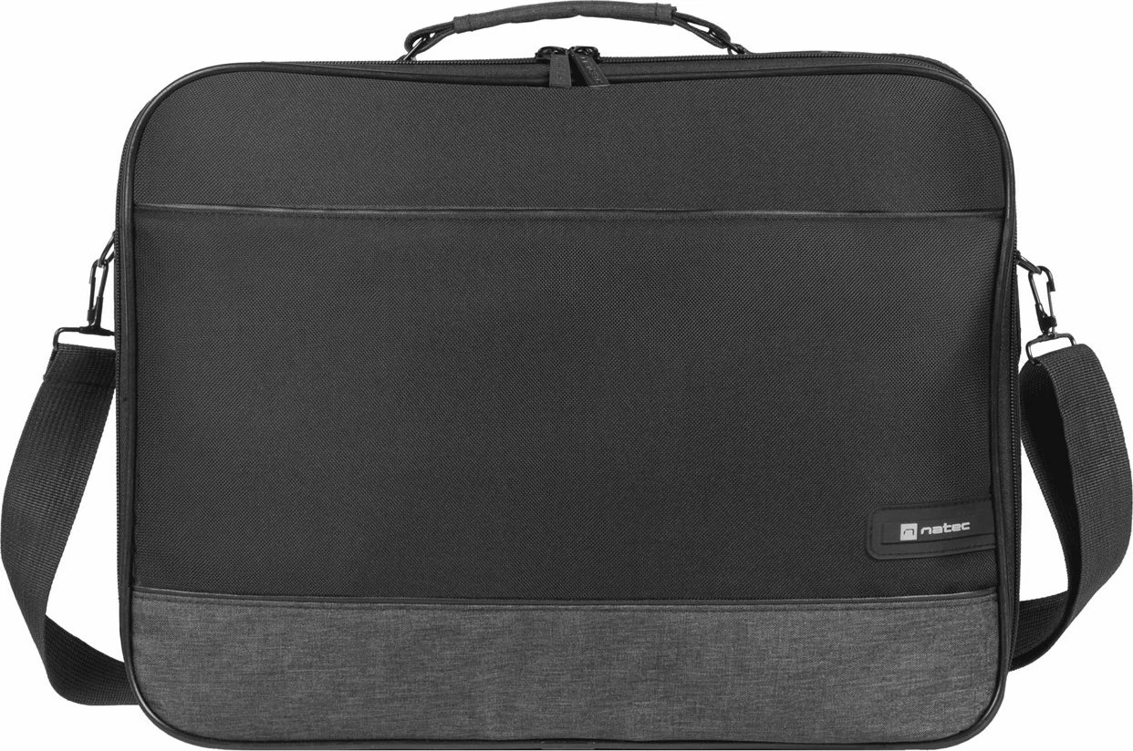 Çantë messenger NATEC Impala 2 për laptop 14.1", e zezë/gri