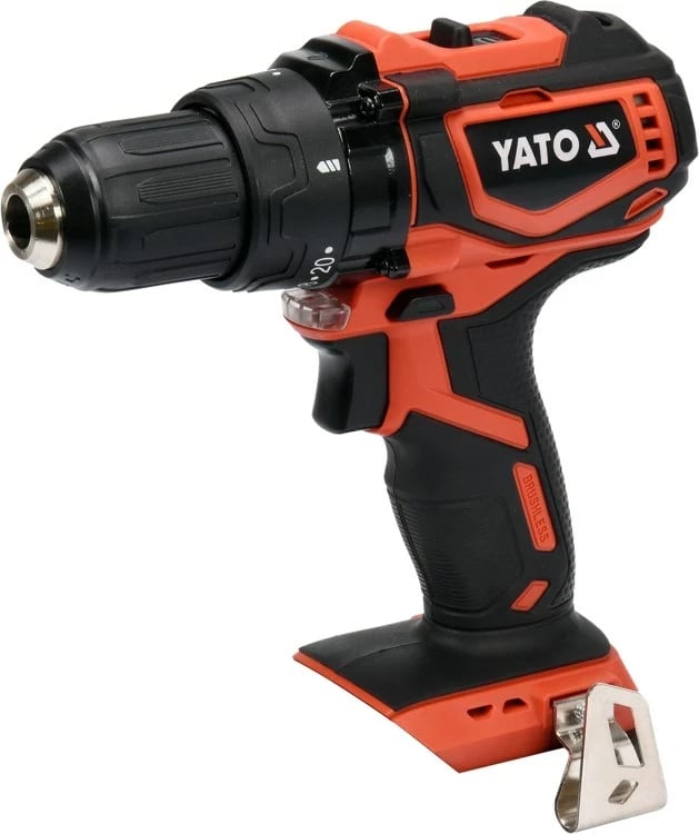 Makine shpimi Yato YT-82795, 2000 RPM, pa çelës, 1.2 kg, Zi, Kuqe