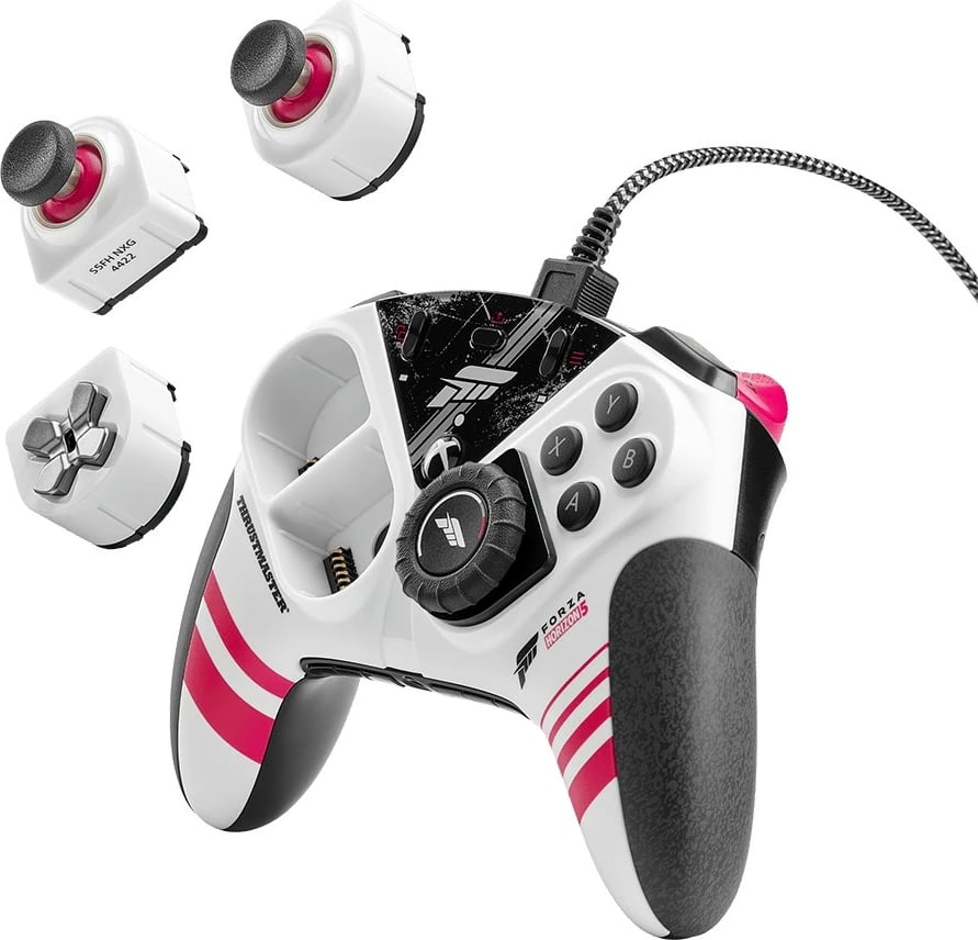 Gamepad Thrustmaster Eswap X PRO Forza Horizon 5 Edition, me kabllo, për PC/Xbox, zi/bardhë/raspberry