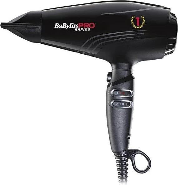 Tharëse flokësh Babyliss BAB7000IE, e zezë